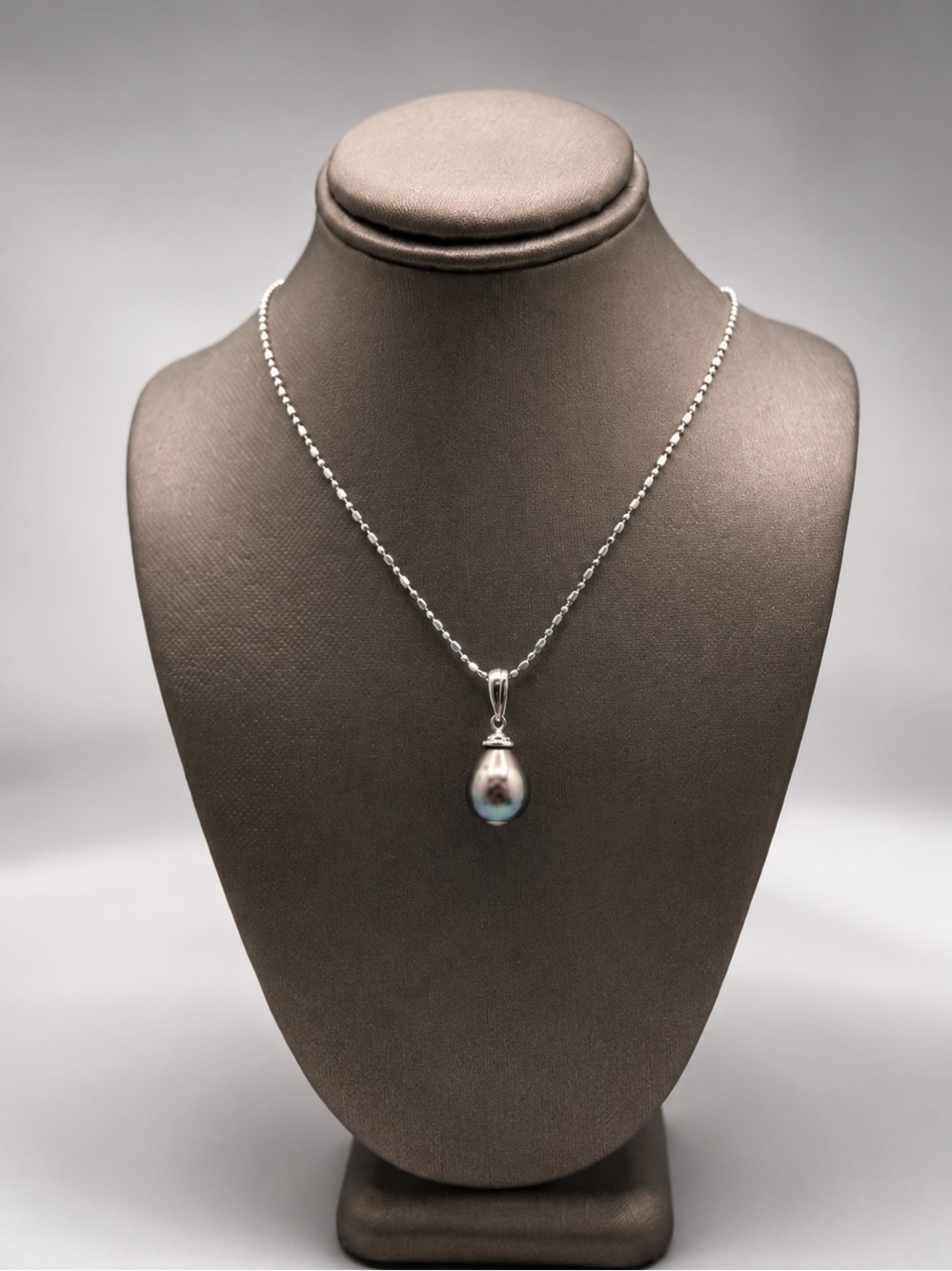 ✨ 14K White Gold Tahitian Pearl Pendant Necklace – Timeless Luxury & Elegance ✨